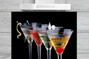 Kitchen Splashback Classic Martini
