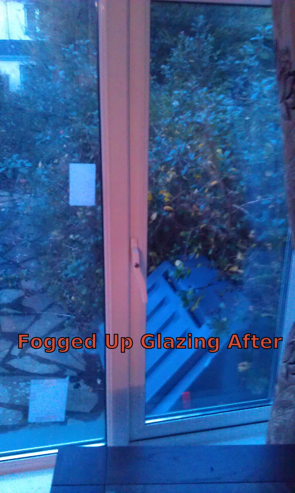 Fogged Up Glazing After