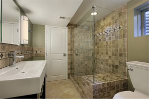 Glass shower screen