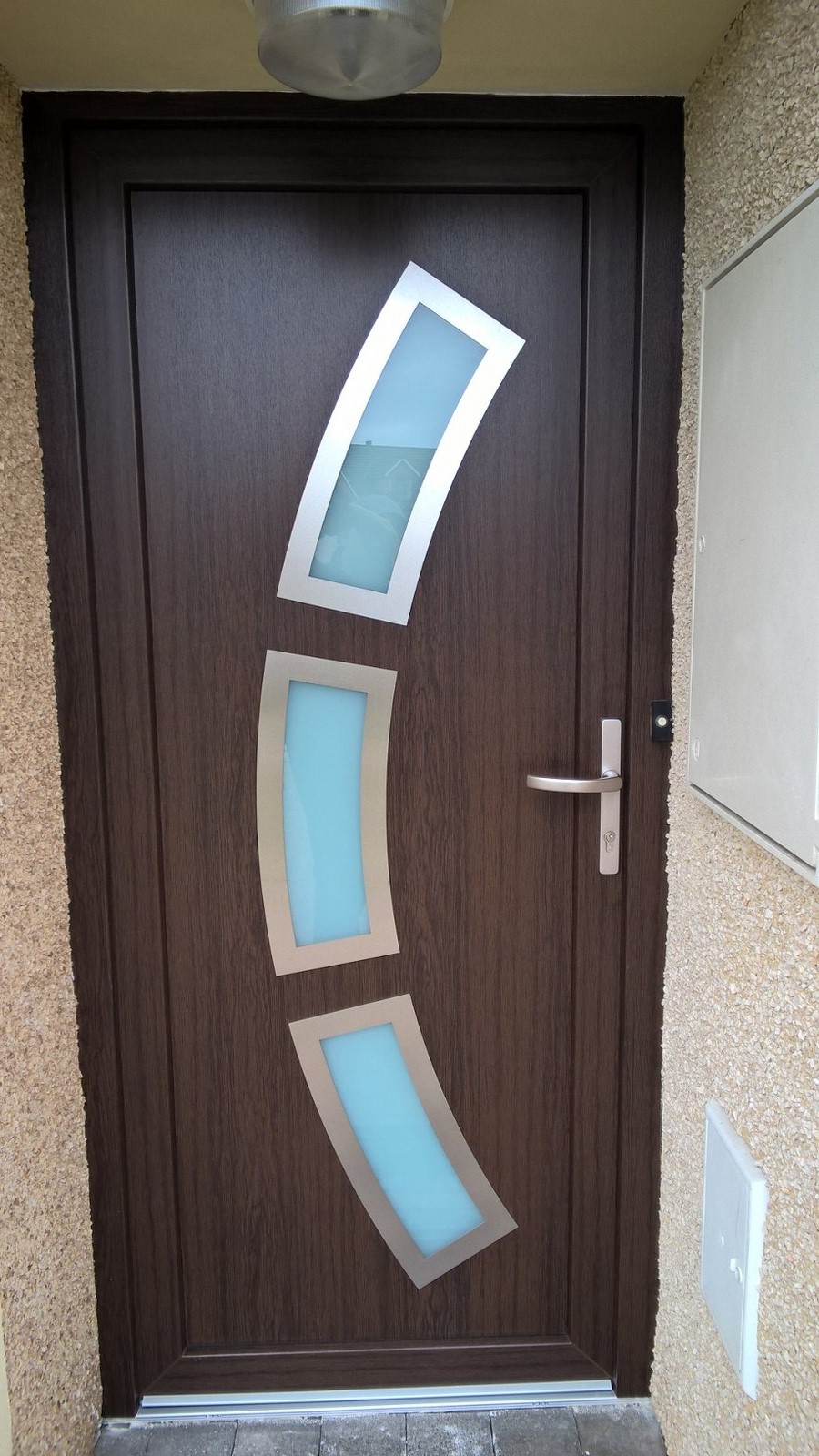 contemporary design, modern doors, dark oak doors, doors inserts, low e-glass