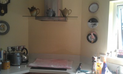 kitchen, hub space, wall,