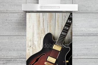 Kitchen Splashback Guitar
