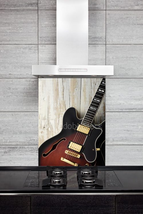 Kitchen Splashback Guitar