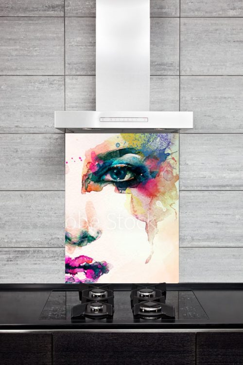 Kitchen Splash Back - Face Paint