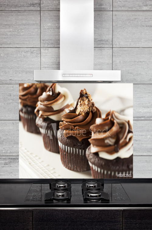 Kitchen Splashback Chocolate Cupcakes