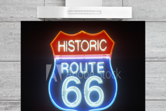 Kitchen Splashback Historic Route 66