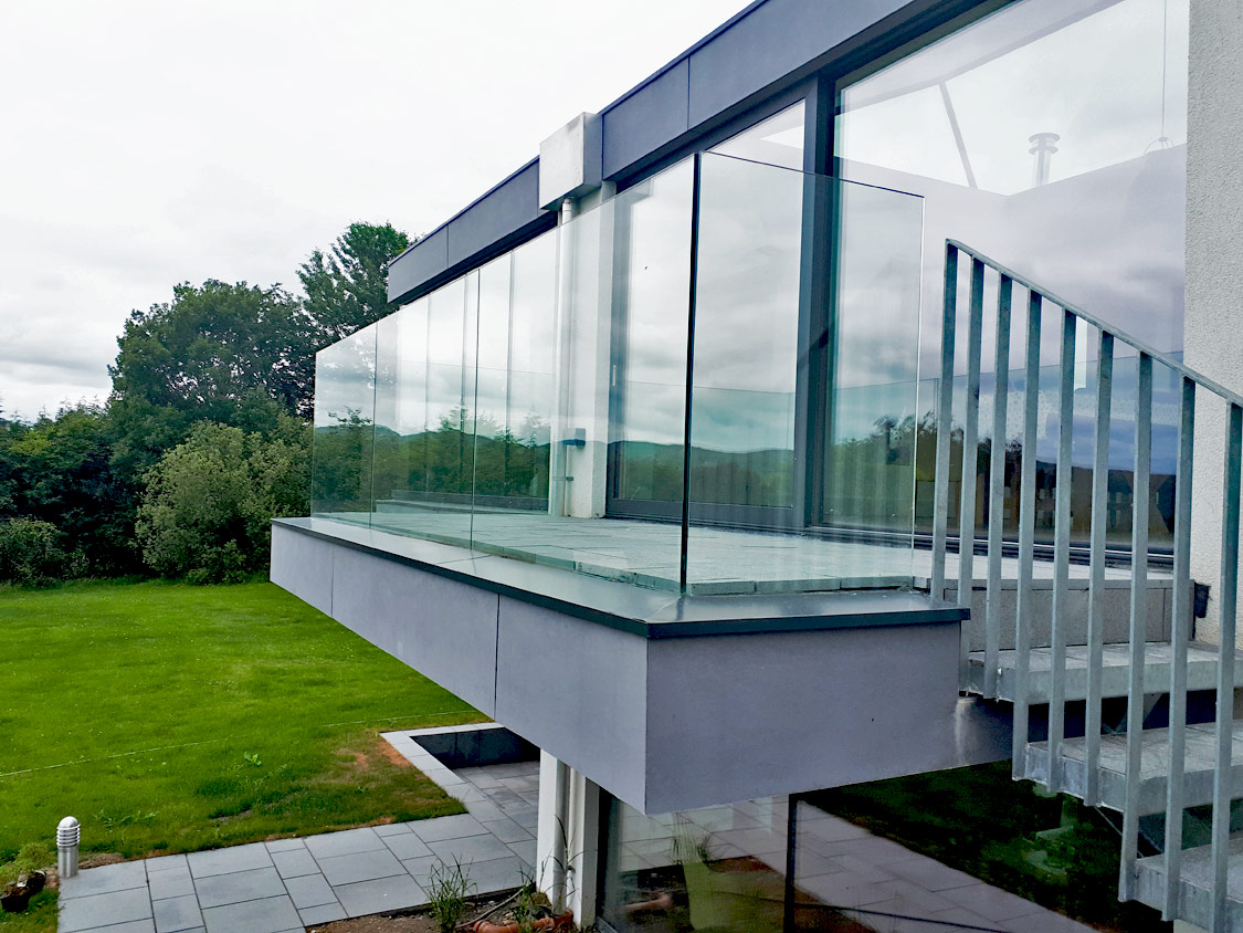 glass, balustrade, clear view, sligo, balcony, outdoor