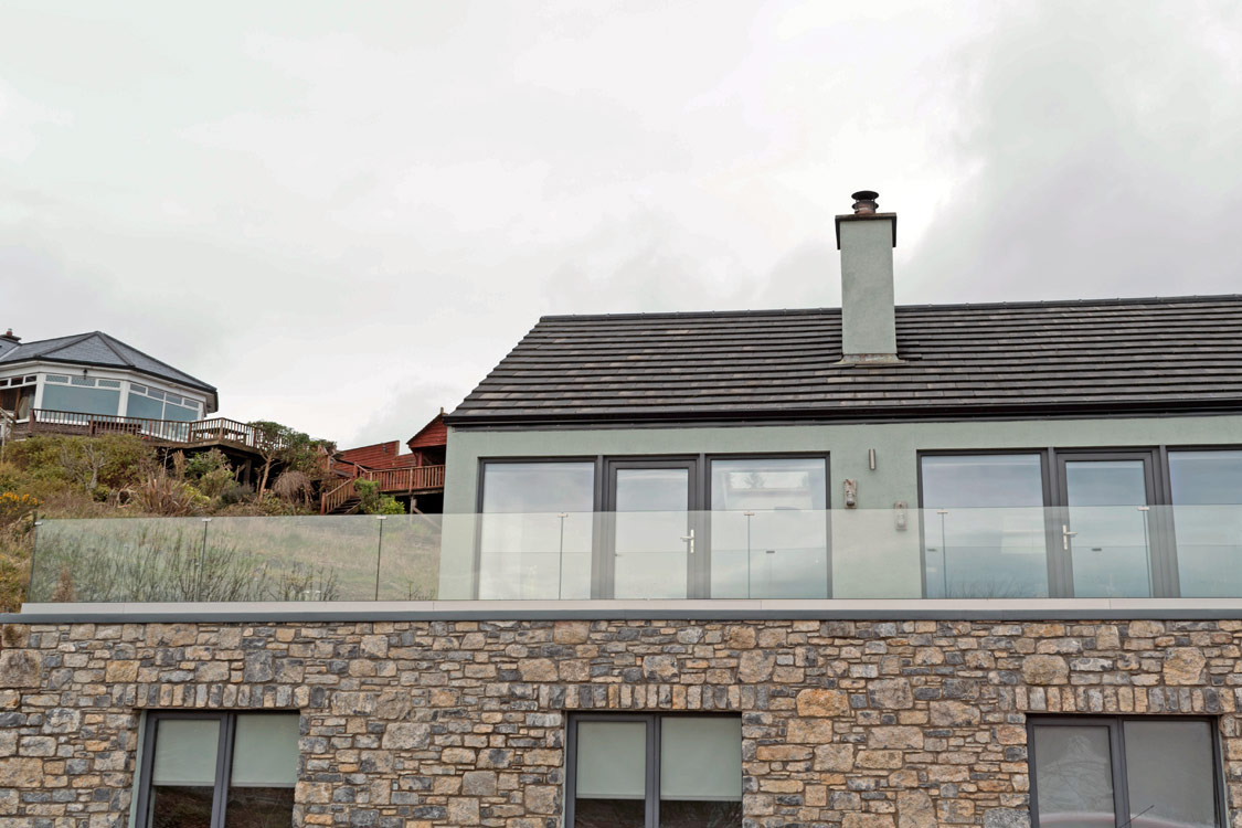 glass, balustrade, post systems, sligo, stainless steel, outdoors