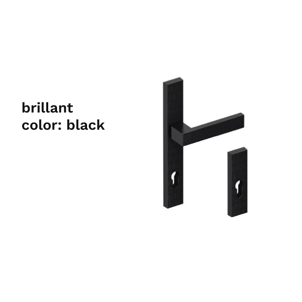 handle brillant colour black