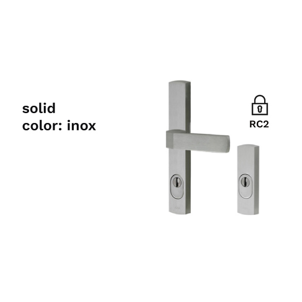 handle solid colour inox rc2