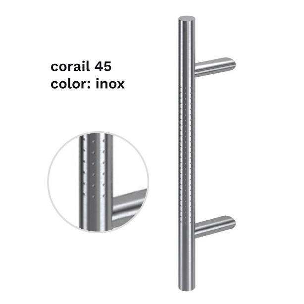 pull handle corail 45 color inox