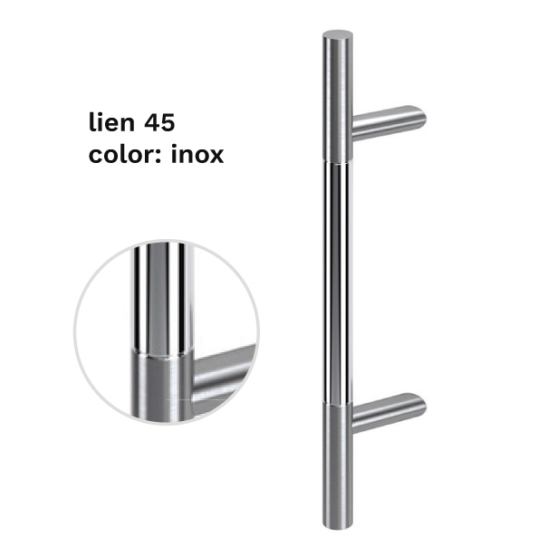 pull handle lien 45 color inox